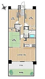 uhグローリアスヒルズ名東神丘町 3LDKの間取図画像