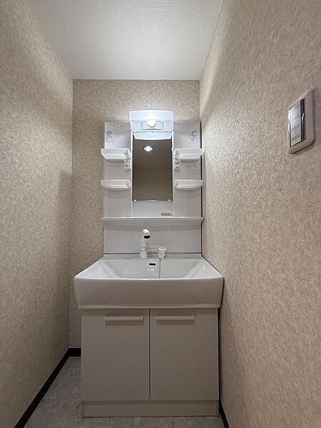 独立洗面台も完備されています。