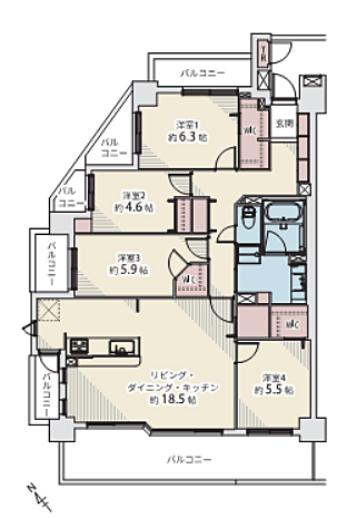 間取り：323000495120