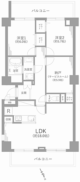 間取り：323000495430