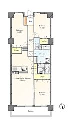 間取図画像 3LDK