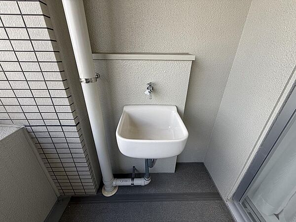 バルコニーには、スロップシンク付きです！