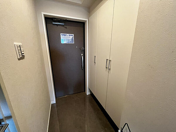 すっきりとした印象で、ご家族や来客を迎える玄関スペースです。