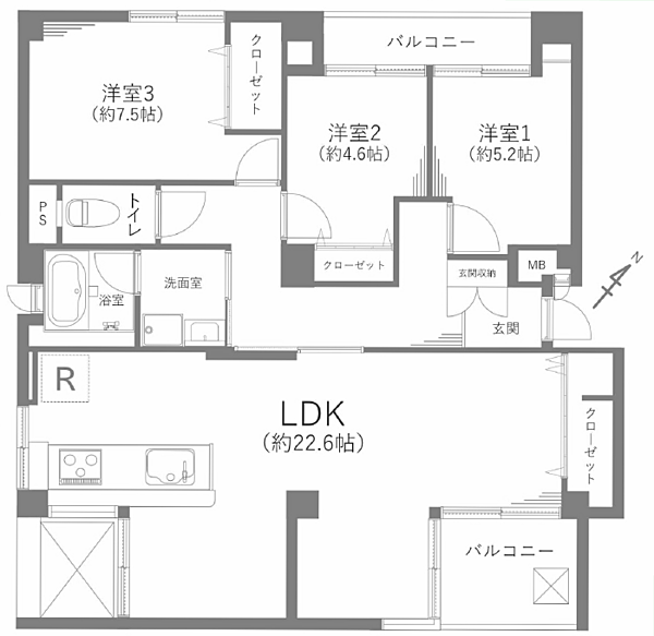 間取り：323000525459