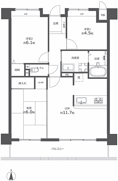 間取り：323000530398