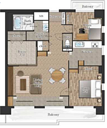 間取図画像 3LDK