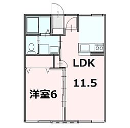 間取図画像 1LDK