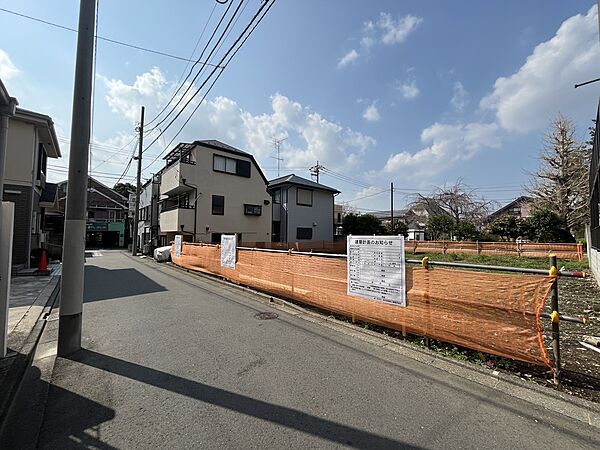 前面道路を含む現地写真