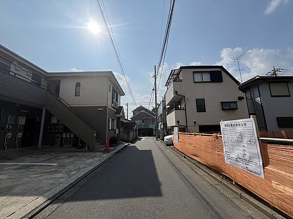 前面道路を含む現地写真