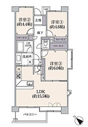 間取図画像 3LDK