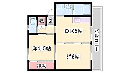 間取図画像 2DK