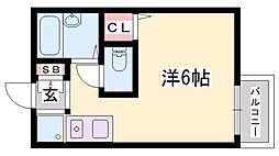 ドーミ東光寺 ワンルームの間取図画像