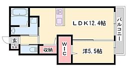 D-ROOM VIC 1LDKの間取図画像