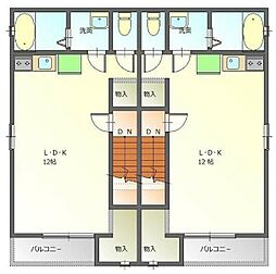 PALAISCHAINEDESCMURS7 ワンルームの間取図画像