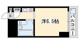 忍町中村コーポ ワンルームの間取図画像