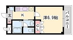 間取図画像 1K