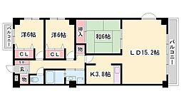 間取図画像 3LDK