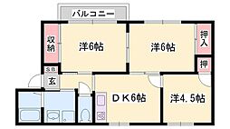 間取図画像 3DK