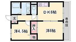 間取図画像 2DK