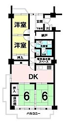 コーポ・シェイーネ 4SLDKの間取図画像