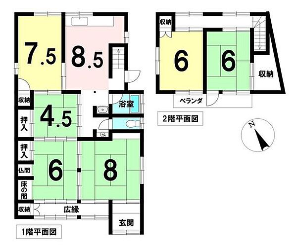 建物間取図