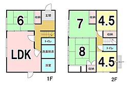 須波1丁目　中古戸建 5LDKの間取り