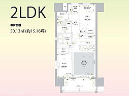 オープンレジデンシア春日原（未入居） 2LDKの間取り