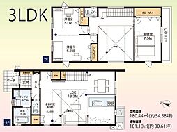南区柏原2丁目　1号地(未入居) 3LDKの間取り