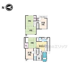近鉄南大阪線 高田市駅 徒歩15分の賃貸一戸建て