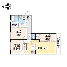 JR桜井線 桜井駅 徒歩20分の賃貸アパート