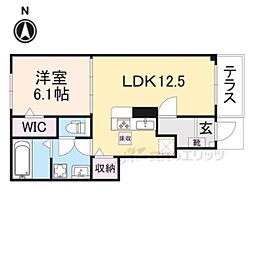 ソラーナ2 1LDKの間取図画像