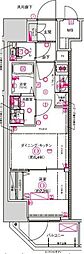 CREST TAPP名古屋山王 1DKの間取図画像
