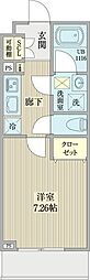 リシェス名古屋ウエスト 1Kの間取図画像