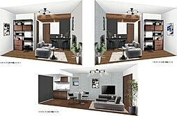 LECOCON中川II 203 2階1LDKのリビング/ダイニング