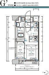 ディアレイシャス名古屋大須通 1LDKの間取図画像