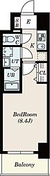 S-RESIDENCESANNO 1Kの間取図画像