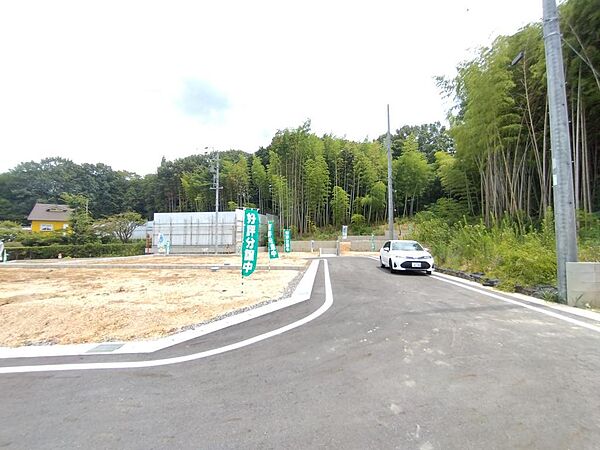 前面道路を撮影