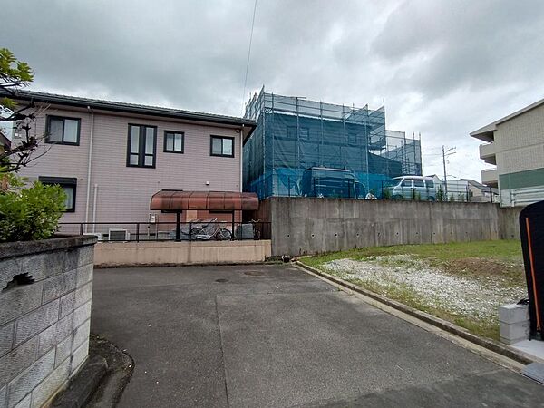 前面道路を撮影