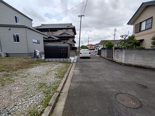 前面道路を撮影