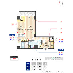 VALUE MAISON ryogoku(バリューメゾン両国) 1SLDKの間取図画像