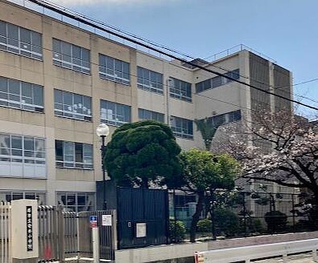 安井小学校 600m