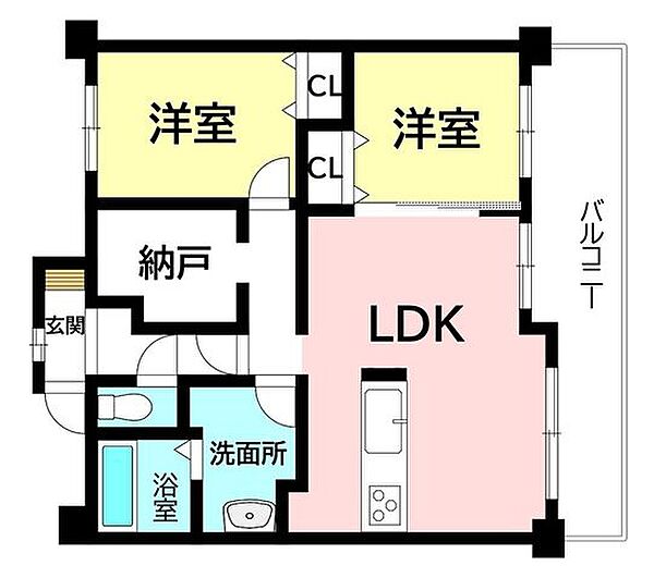 間取りを拡大表示