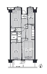 コーポレート東戸塚 3LDKの間取図画像