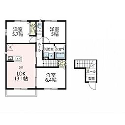 間取図画像 3LDK