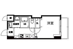 都営浅草線 浅草駅 徒歩2分の賃貸マンション 5階1Kの間取り