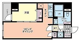 東京メトロ日比谷線 秋葉原駅 徒歩15分の賃貸マンション 3階1LDKの間取り