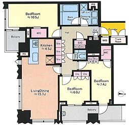 間取図画像 3LDK