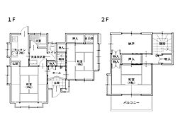 ひたちなか市田彦1期　中古戸建 3LDKの間取り