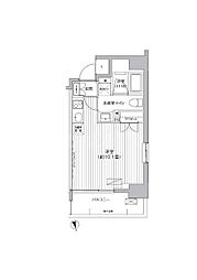 Ti-KAWASAKI ワンルームの間取図画像