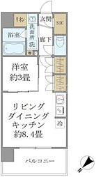 ステラコート川崎 5階1LDKの間取り